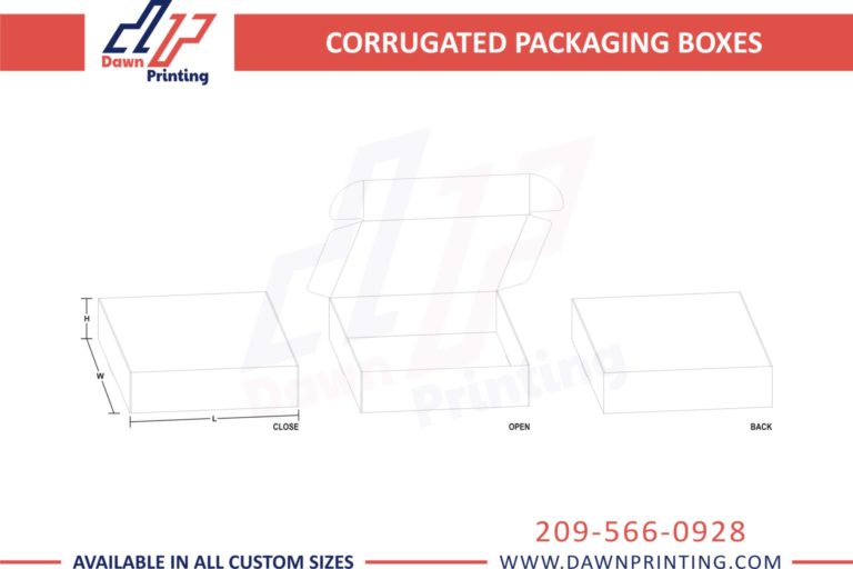 Custom Carrugated Boxes Wholesale with Free Shipping in USA | Dawn Printing