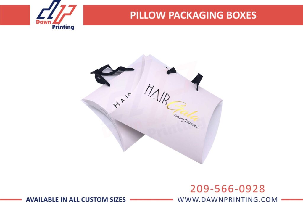 Fancy Paper Pillow Boxes — Custom Printed Fancy Paper Pillow Packaging  Boxes Wholesale — VIRGIN Printing USA