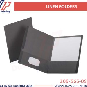 Linen Presentation Folders - Custom Linen Two Pocket Folders