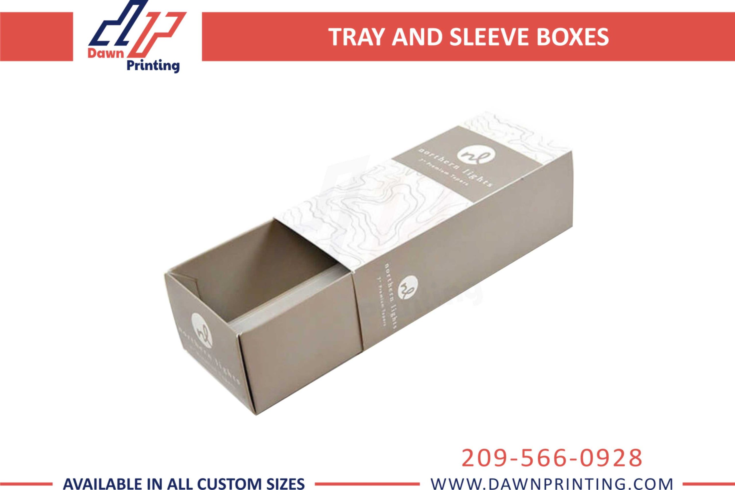 Custom Printed Sleeve Boxes | Sleeve Packaging Boxes