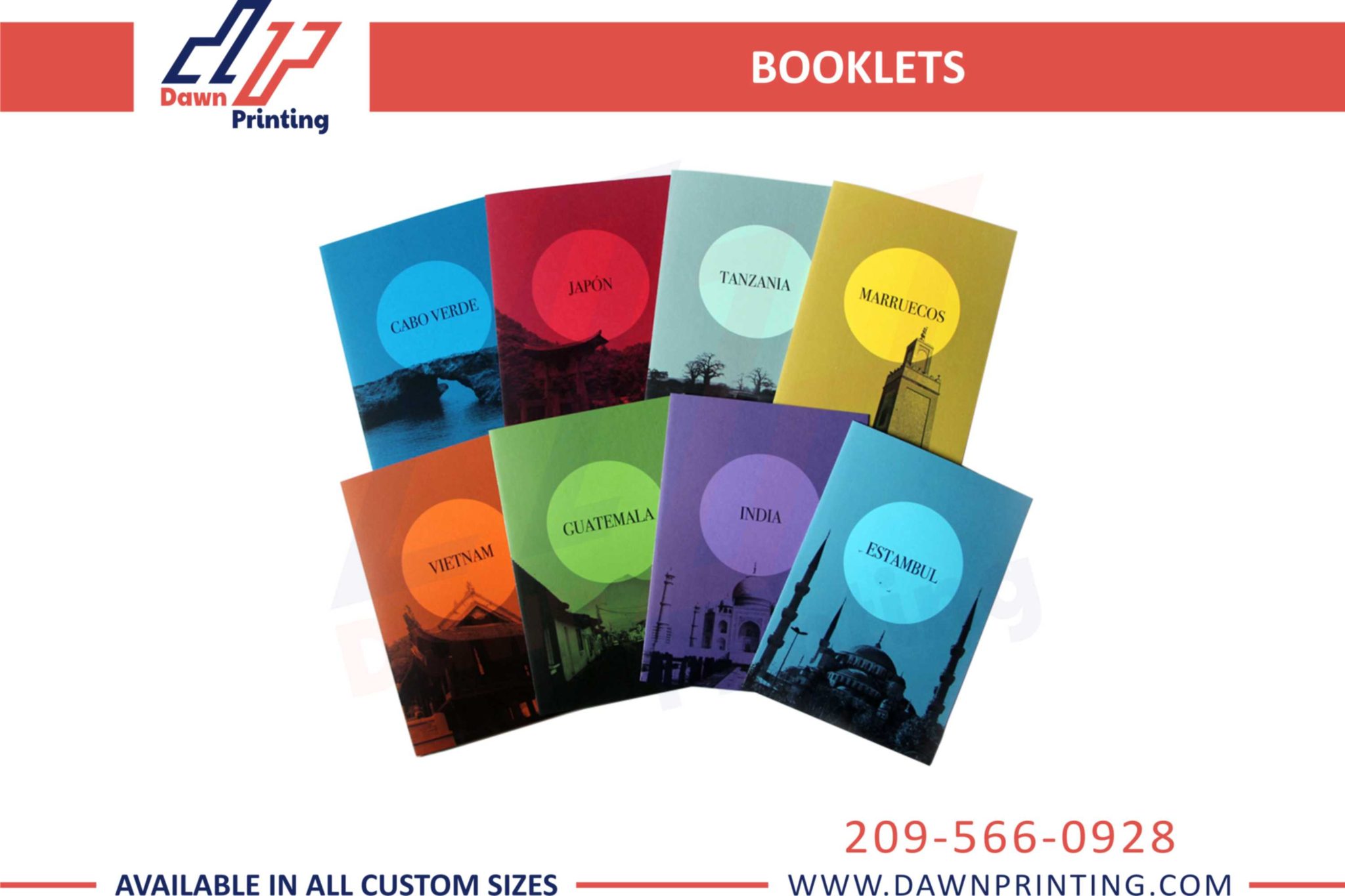 Booklet Printing Services - Custom Printed Booklet - Dawn Printing