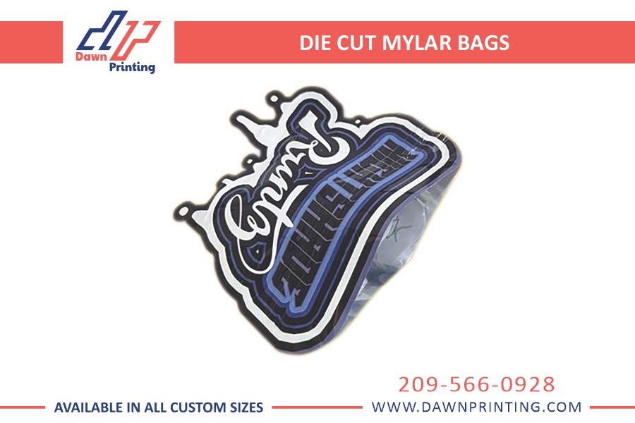 Custom Die Cut Mylar Bags Wholesale