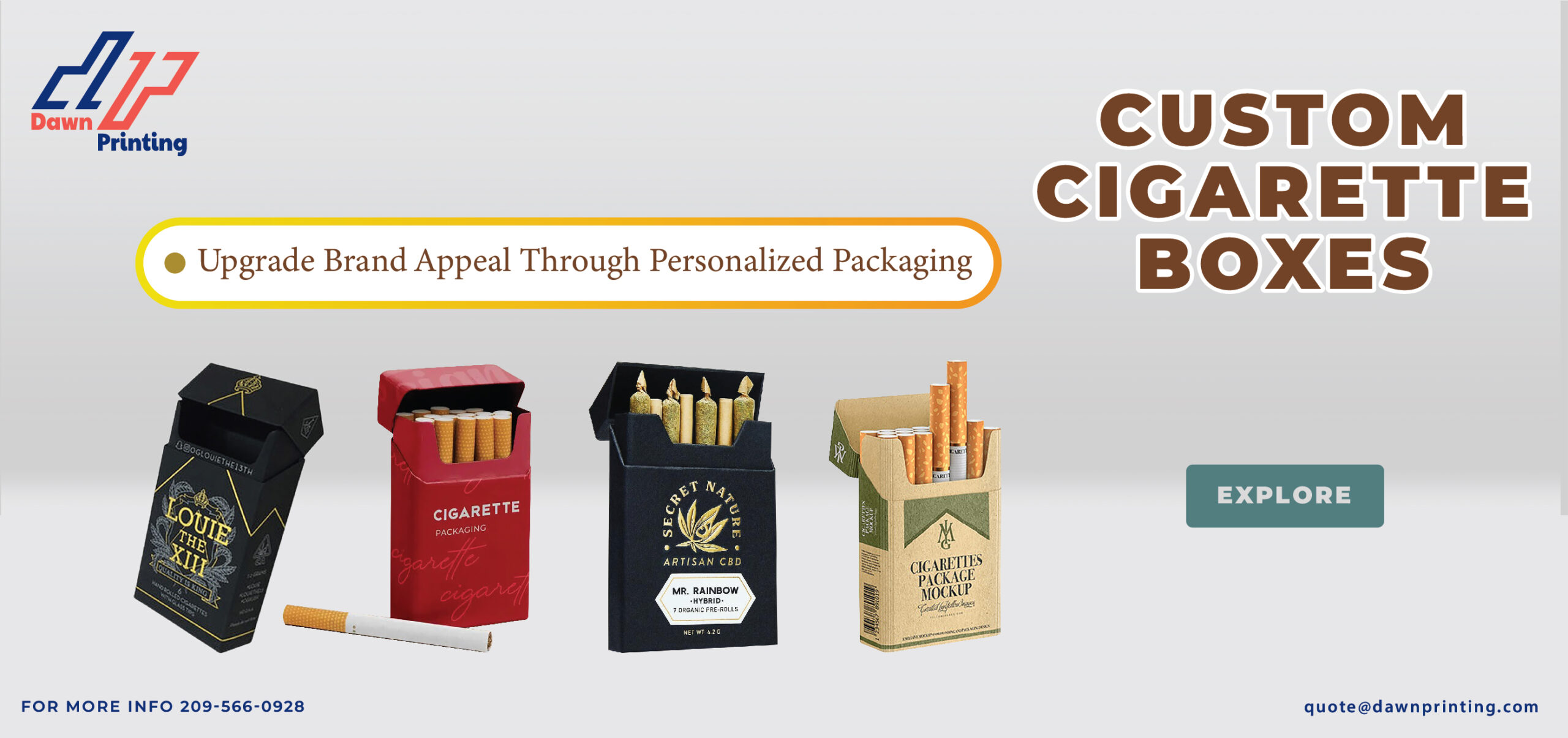 Custom Cigarette Boxes-Dawn Printing