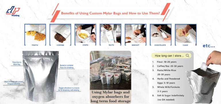 benefits of using custom mylar bags and how to use them?